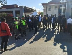 Peran Aktif Babinsa Wamena Melaksanakan Pengamanan Debat Pemilihan Gubernur dan Wakil Gubernur Papua Pegunungan