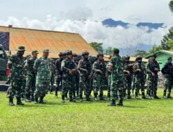 Yakinkan Jayawijaya Aman, Prajurit Kodim 1702/Jayawijaya Laksanakan Pengamanan Kampanye