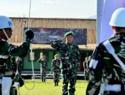 Pimpin Upacara 17-an Bulan November, Danramil Wamena Sampaikan Amanat KASAD