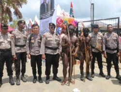 300 Personel Diturunkan Amankan Kampanye Akbar Paslon Gub dan Wagub Prov. Papua Selatan