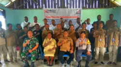 Kapolsek Pantai Timur Polres Sarmi hadiri Giat Pelantikan ( PTPS ) tingkat Distrik tahun 2024