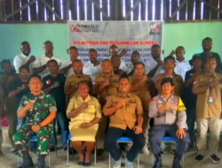 Kapolsek Pantai Timur Polres Sarmi hadiri Giat Pelantikan ( PTPS ) tingkat Distrik tahun 2024