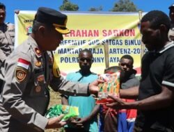 Dukung Swasembada Pangan, Polres Lanny Jaya Berikan Bibit Sayuran