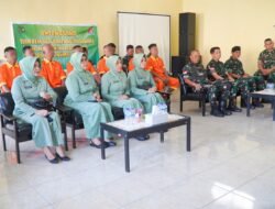 Danrem 172/PWY dan Ketua Persit Koorcab Rem 172 menyapa dan Menguatkan Anggota di Lemasmil dan Staltahmil