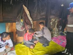 Subsatgas Keladi Sagu Polres Jayawijaya Laksanakan Bakti Kesehatan di Kampung Misi, Distrik Wouma