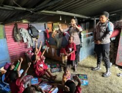 Operasi Rasaka Cartenz 2025: Subsatgas SI-IPAR Polres Jayawijaya Laksanakan Kegiatan Edukasi di Rumah Pengungsi Yali-Yahukimo
