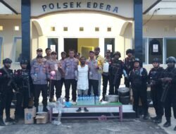 ‎Jawab Keresahan Masyarakat Terkait Peredaran Miras Di Distrik Edera, Polsek Edera Gencar Razia Miras