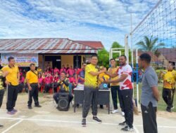 Kapolres Kaimana Buka Langsung Turnamen Voli HUT Bhayangkara ke-79