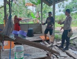 Polsek Bomberay Dukung Pengembangan UMKM Sagu Lokal Demi Ketahanan Ekonomi Masyarakat