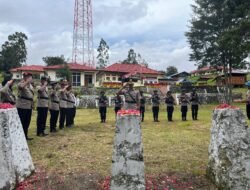 Polres Lanny Jaya Gelar Ziarah dan Tabur Bunga Hormati Pahlawan Bhayangkara