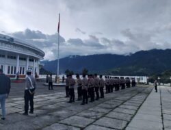 Polres Lanny Jaya Gelar Gladi Bersih HUT Bhayangkara ke-79, Kesiapan Optimal Jadi Prioritas